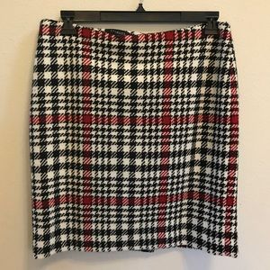 Talbots's Plaid Pencil Skirt